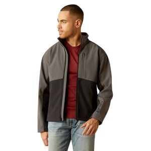 Ariat Men Logan Grey Softshell Jacket Sz Large NWT | Ariat Black & Grey Jacket-